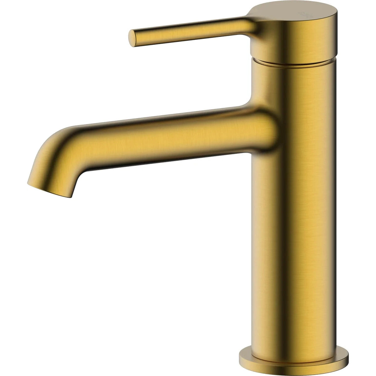Grifo de lavabo bajo Stillo Hades oro con apertura en frío y aireador