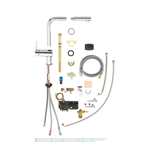 Grifo de cocina Grohe Minta touch extra alta - Cromo
