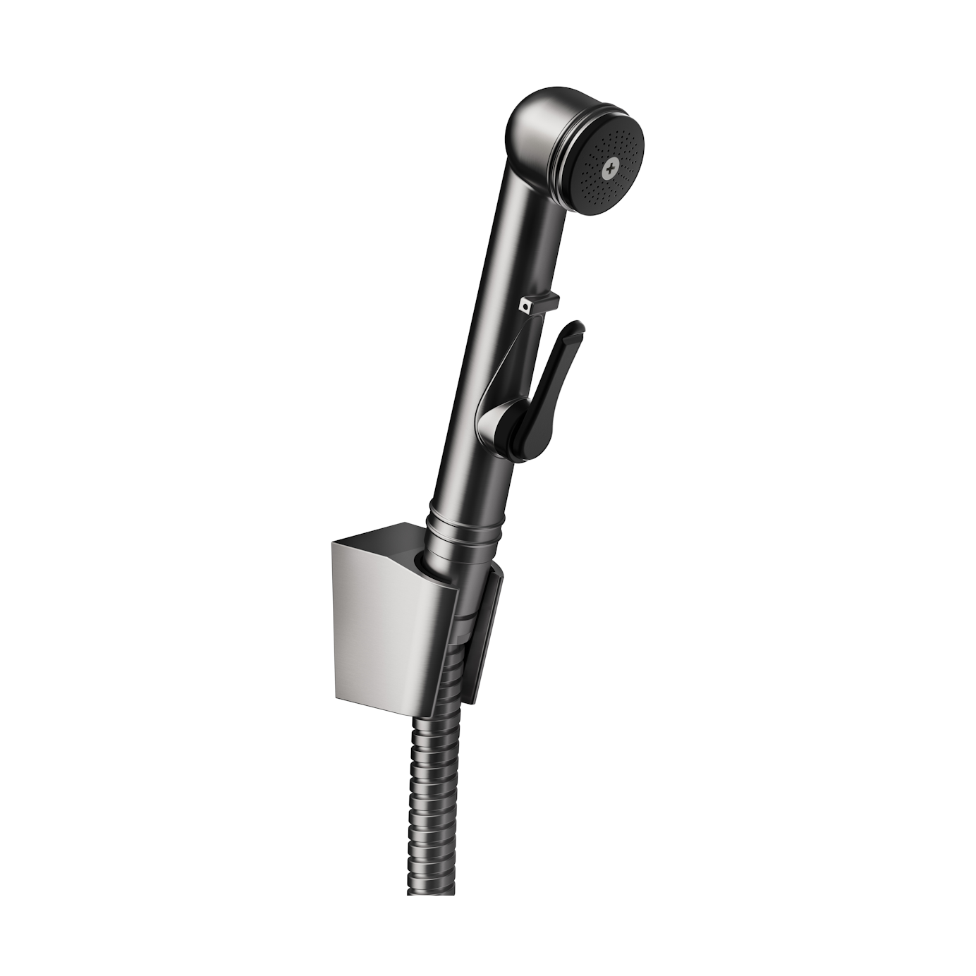 Grifo de Lavabo Damixa Silhouet con Bidetta – Grafito Cepillado PVD