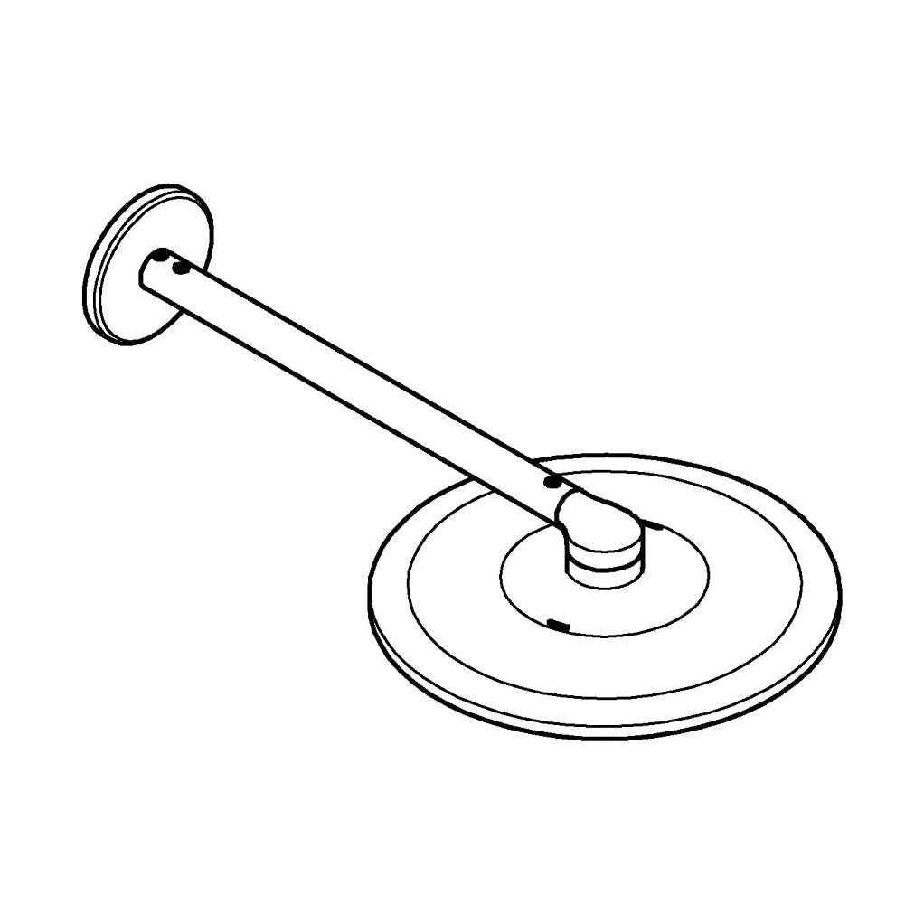 Rociador de ducha redondo Grohe rainshower smartactive - Oro cepillado