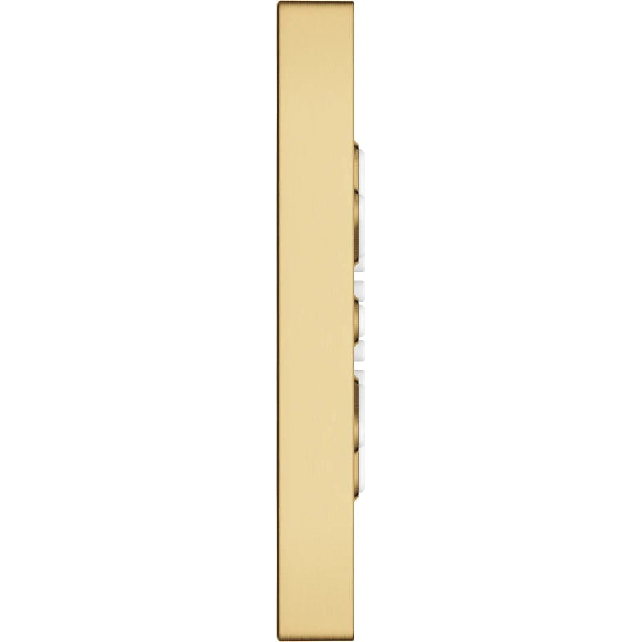 Rociador de ducha cuadrado Grohe rainshower aqua - Oro cepillado