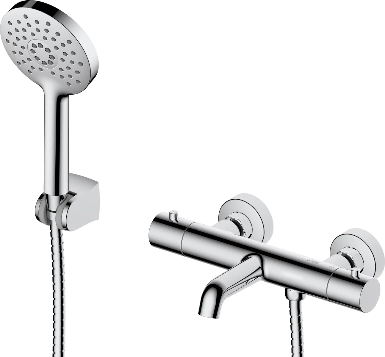 Grifería de baño ducha Stillo Hades termostático cromo