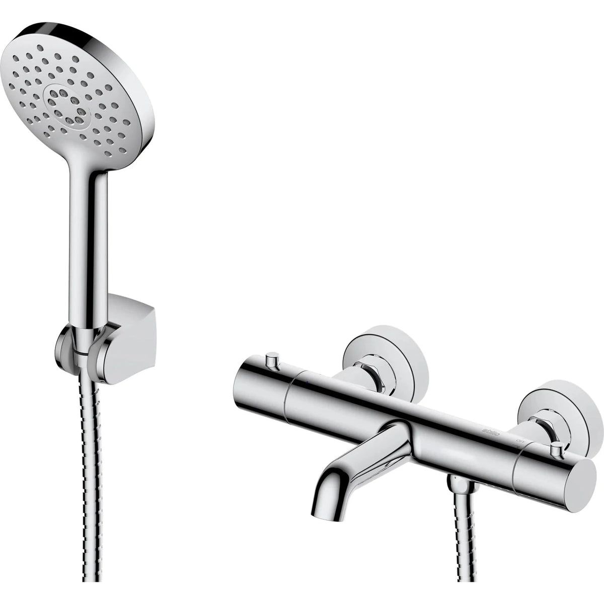 Grifería de baño ducha Stillo Hades termostático cromo