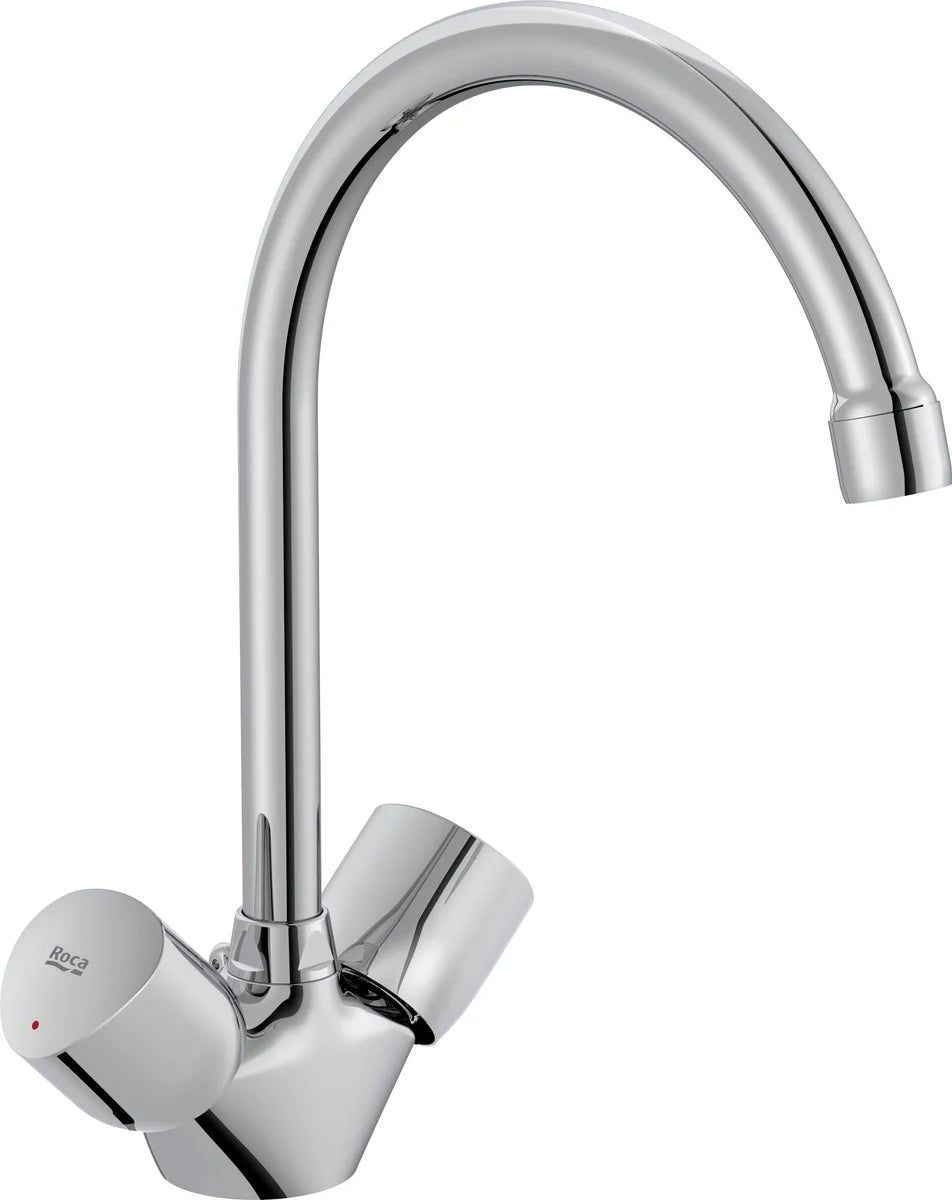 Grifo de cocina Roca Brava-n alta - Cromo