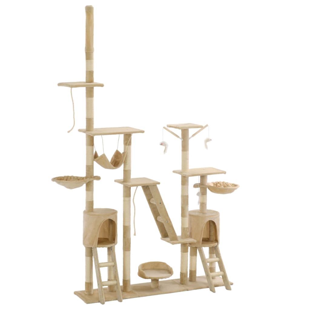 Rascador Para Gatos Con Poste De Sisal 230-250 Cm