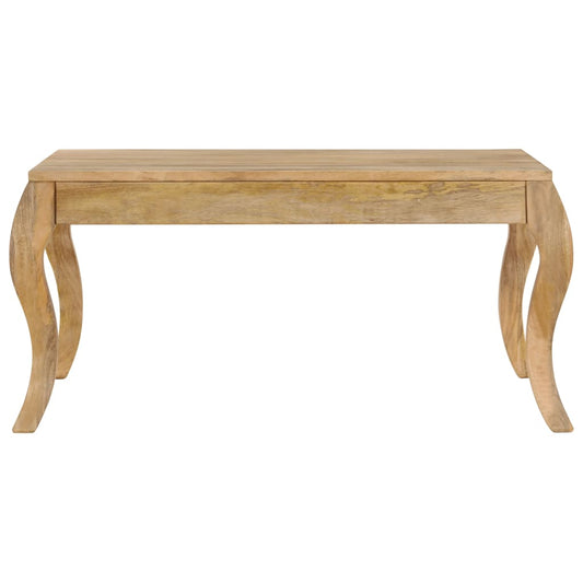 Mesa De Centro De Madera Maciza De Mango