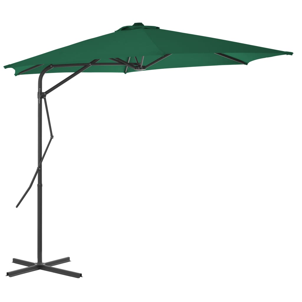 Sombrilla De Jardín Con Palo De Acero 300X230 Cm