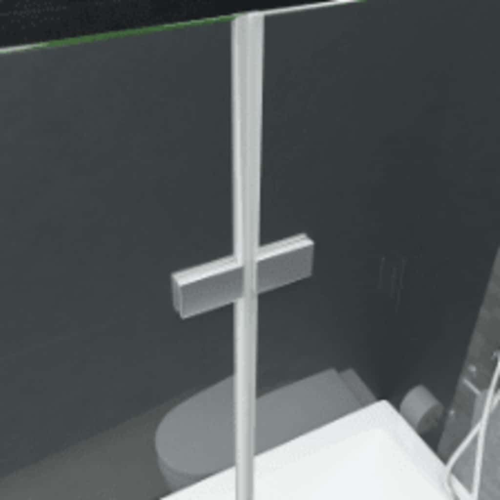 Mampara De Ducha Plegable 2 Paneles Esg