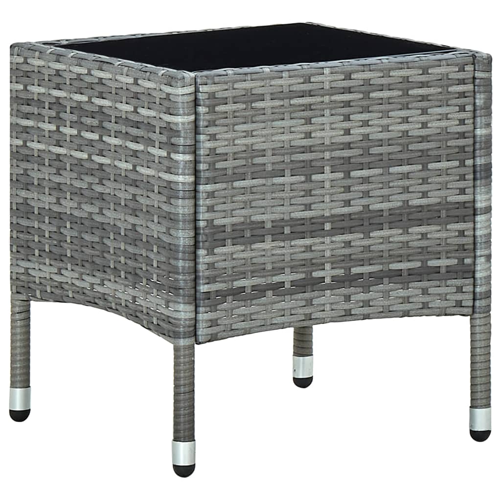 Mesa De Jardín Ratán Sintético 40X40X45 Cm