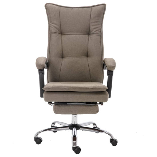 Silla De Oficina De Masaje De Tela Gris