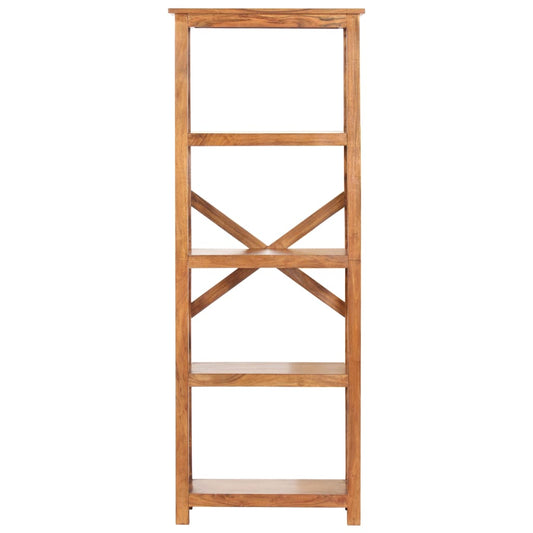 Estantería De Madera Maciza De Acacia Acabado Miel 60X30X