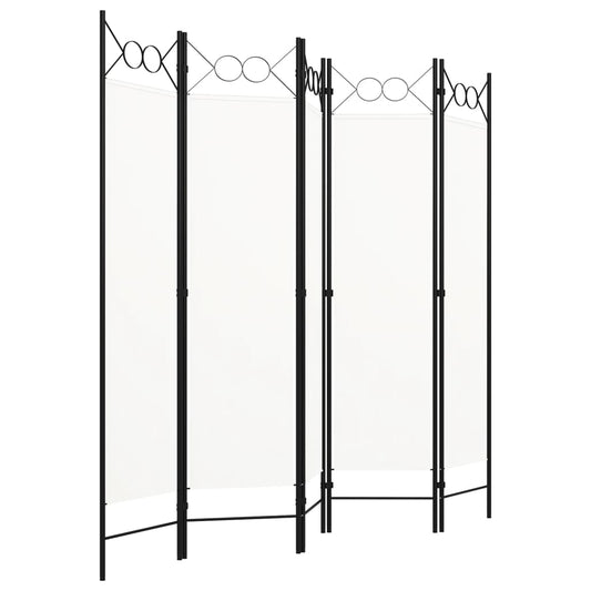 Biombo Divisor De 5 Paneles 200X180 Cm