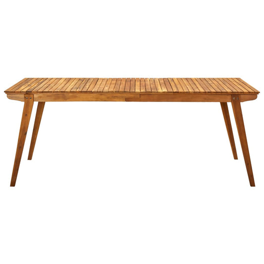 Mesa De Jardín De Madera Maciza De Acacia 201,5X100X75 Cm