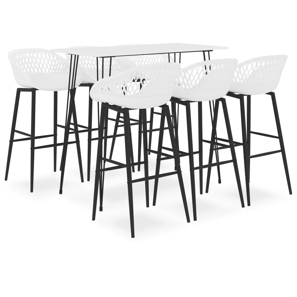 Mesa Alta Y Taburetes De Bar 7 Piezas