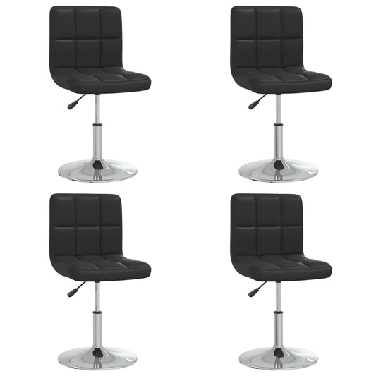 Sillas De Comedor 4 Unidades Cuero Sintético