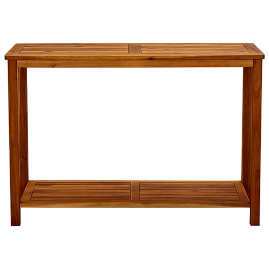 Mesa Consola De Jardín Madera Maciza De Acacia
