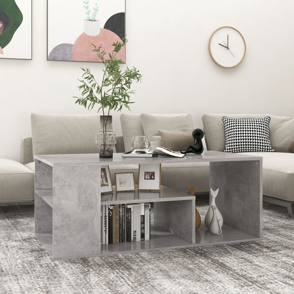 Mesa De Centro Madera Contrachapada 100X50X40 Cm