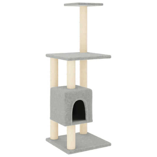 Rascador Para Gatos Con Postes De Sisal 104 Cm