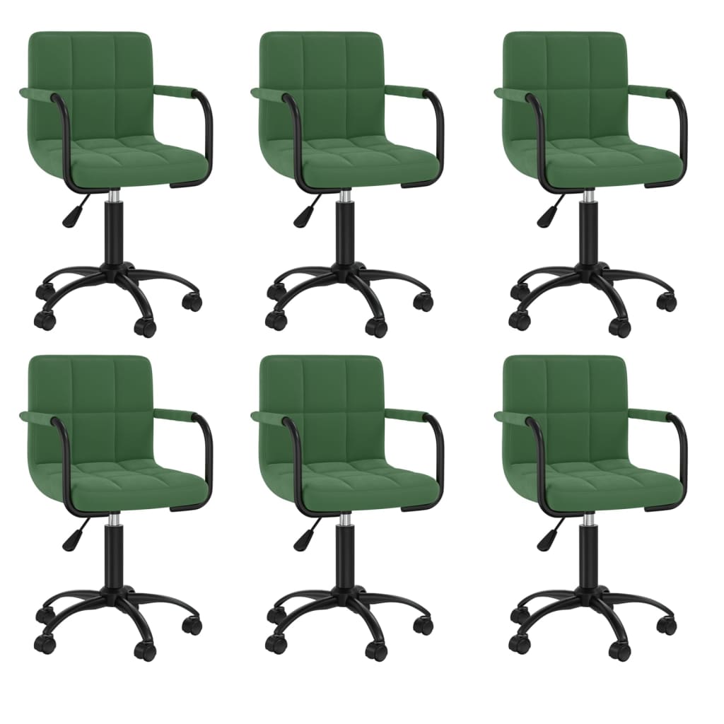 Sillas De Comedor Giratorias 2 Uds De Terciopelo