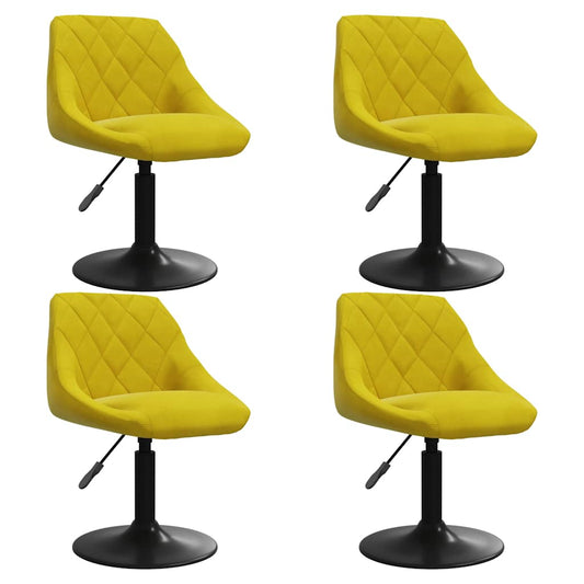 Sillas De Comedor Giratorias 4 Uds Terciopelo