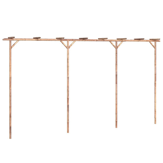 Pérgola De Bambú 385X40X205 Cm