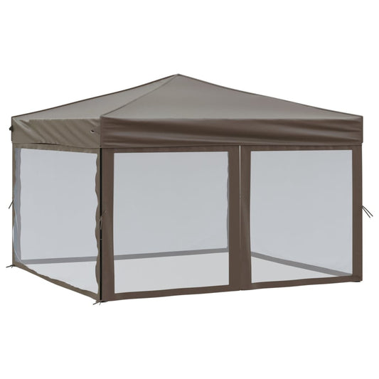 Carpa Para Fiestas Plegable Con Paredes Gris
