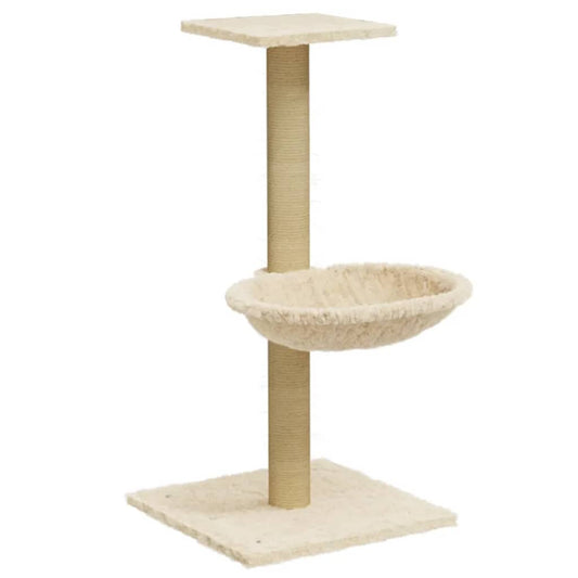 Rascador Para Gatos Con Poste De Sisal 74 Cm