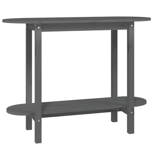 Mesa Consola De Madera Maciza De Pino 110X40X80 Cm