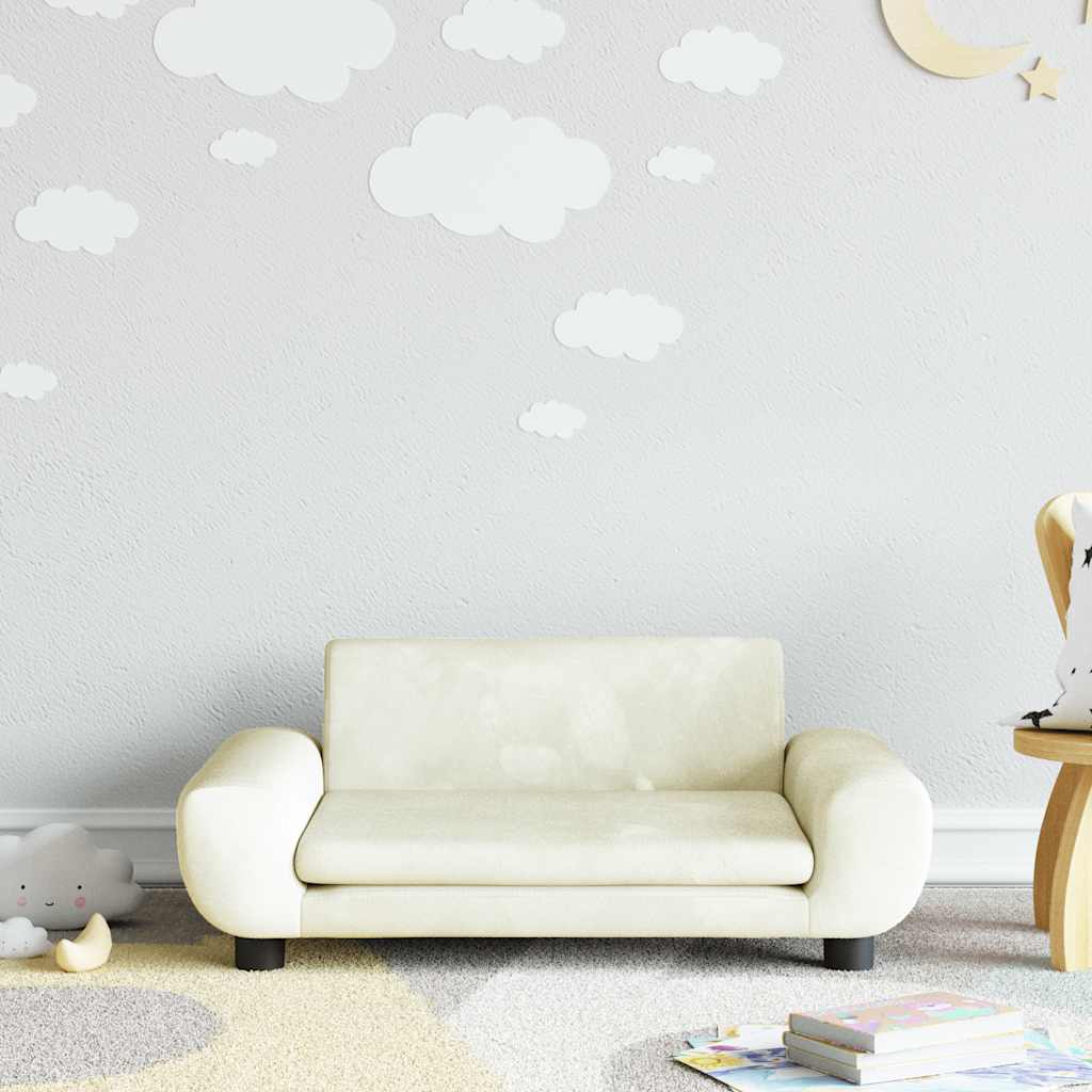 Sofá Para Niños De Terciopelo