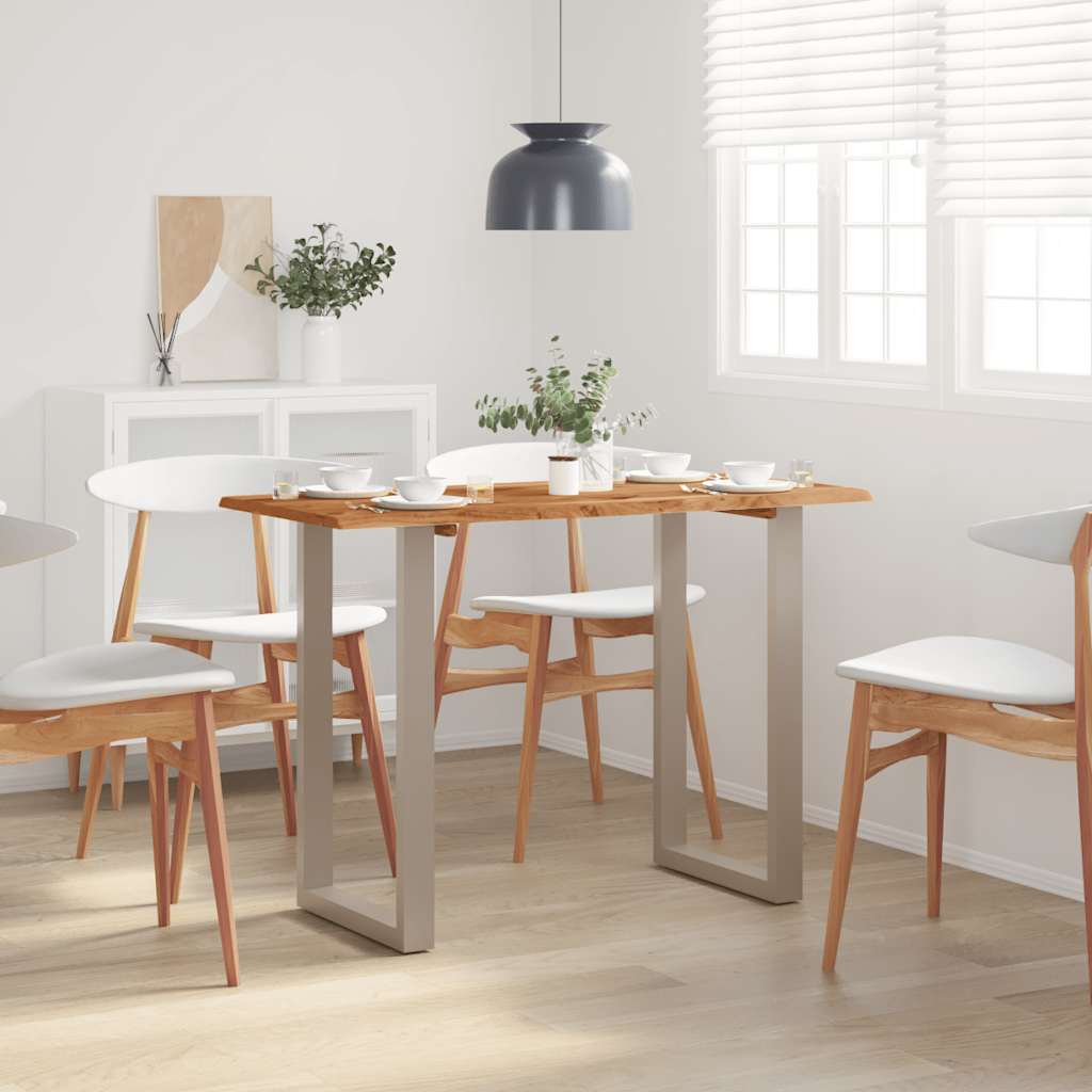 Mesa De Comedor Madera Maciza De Acacia