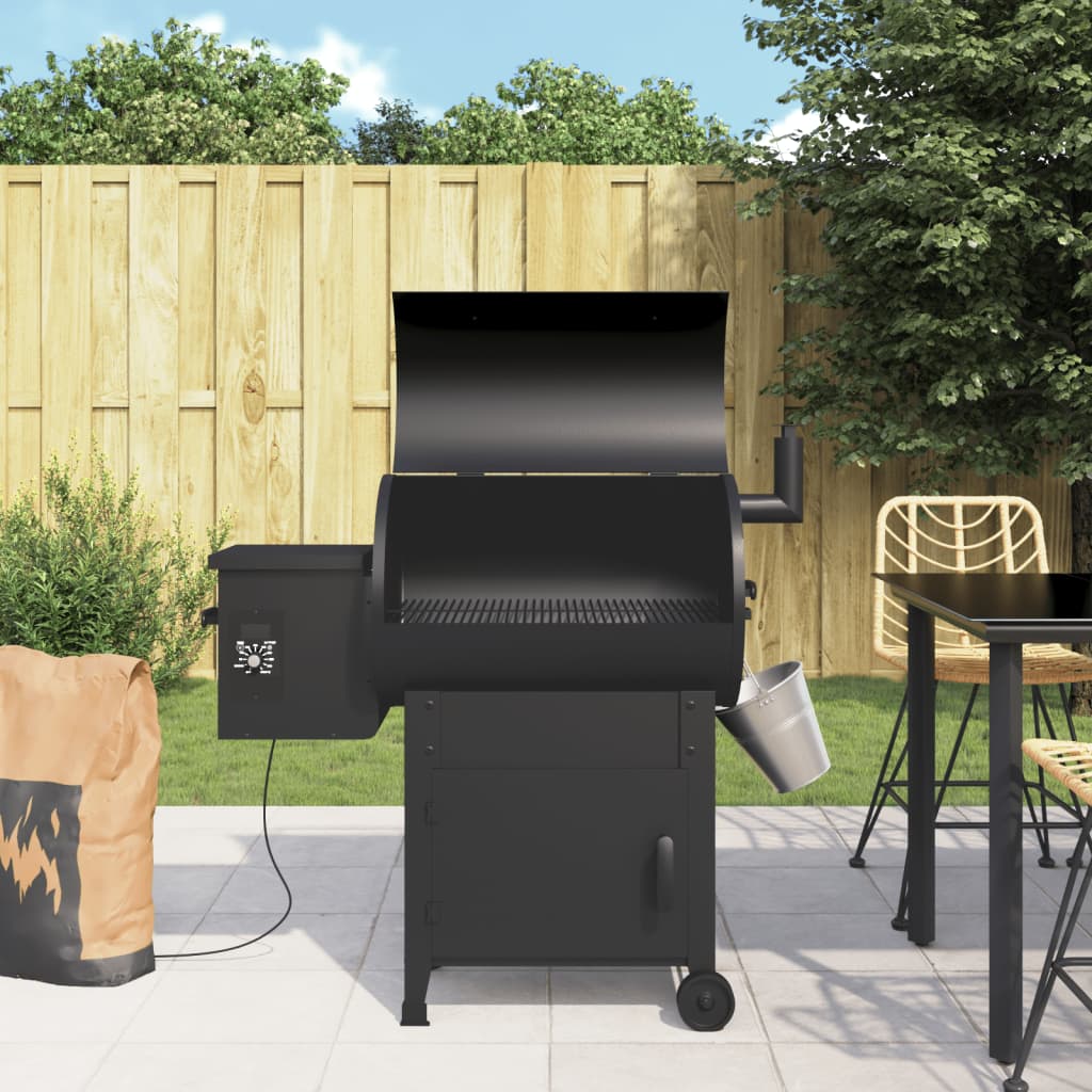 Barbacoa De Pellets Inferior Hierro Negro 94 Cm