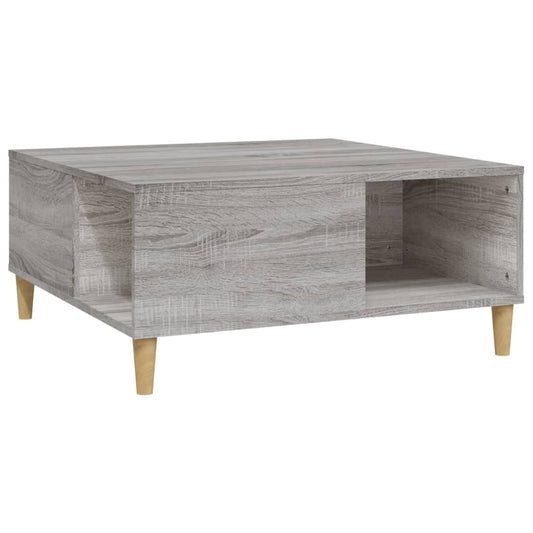 Mesa De Centro Madera Contrachapada 80X80X36,5 Cm