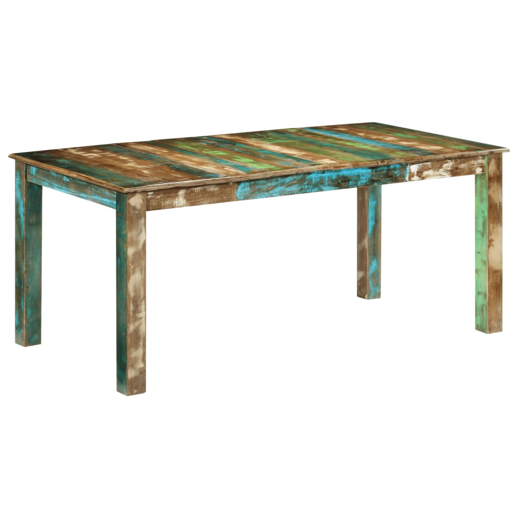 Mesa De Comedor De Madera Maciza Reciclada