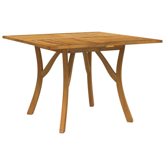 Mesa De Jardín Madera Maciza De Acacia