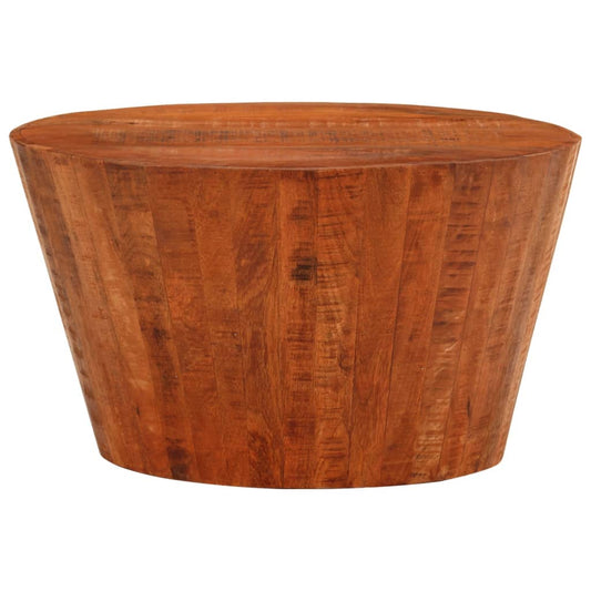 Mesa De Centro De Madera Maciza De Mango Rugosa