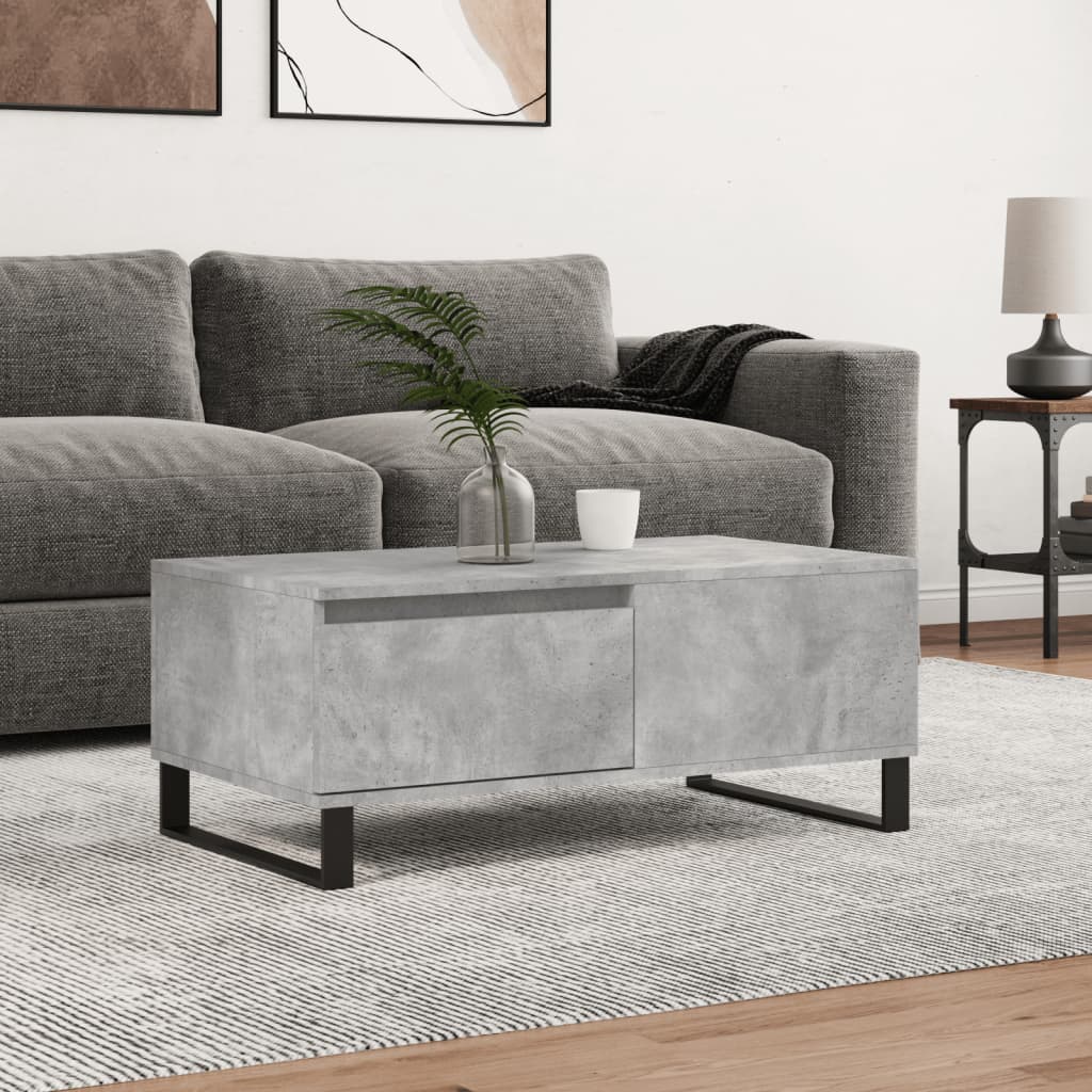 Mesa De Centro Madera Contrachapada 90X50X36,5 Cm