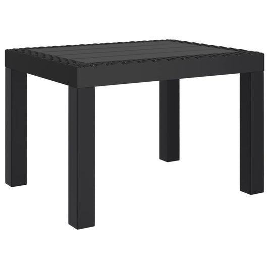 Mesa De Jardín Pp Gris 59X47X40 Cm