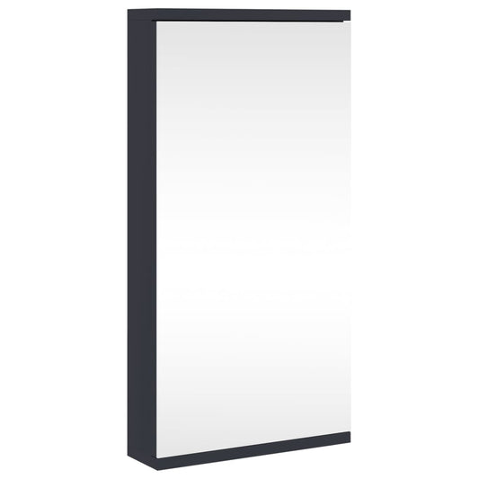 Mueble De Baño De Esquina Con Espejo 30X24X60 Cm