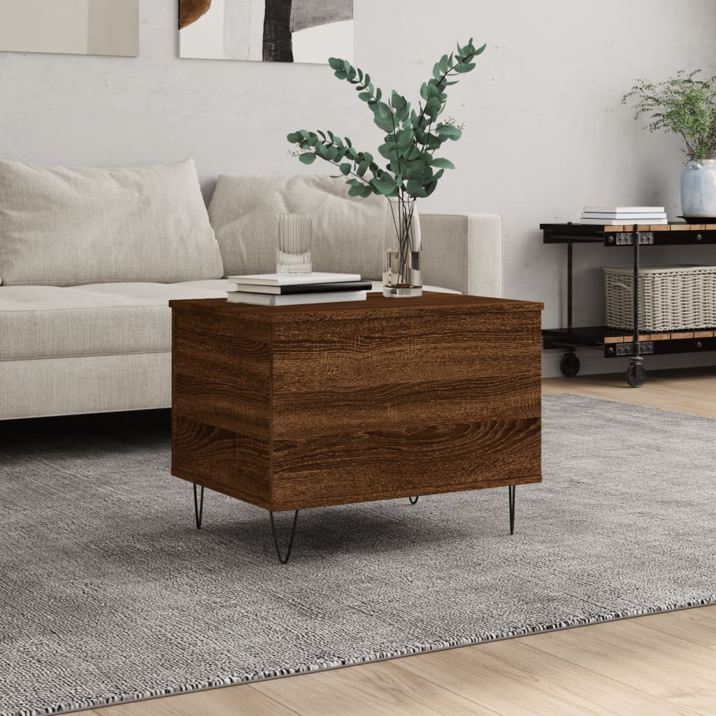 Mesa De Centro Madera Contrachapada 60X44,5X45 Cm