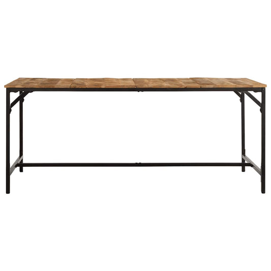 Mesa De Comedor Madera Maciza De Mango Rugosa