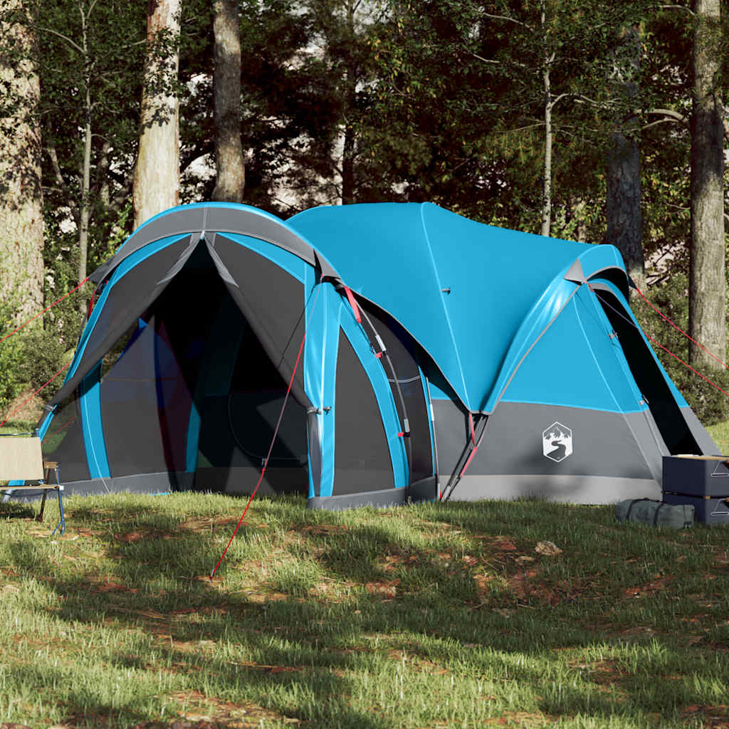 Tienda Familiar Tipi Para 8 Personas Impermeable Gris Naranja