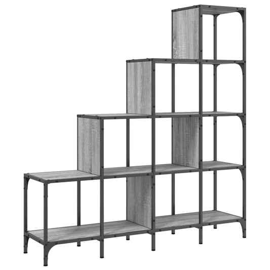 Estantería Madera Ingeniería Y Metal