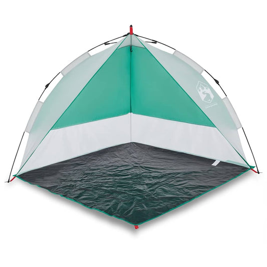 Tienda De Playa Impermeable Apertura Rápida Verde Agua
