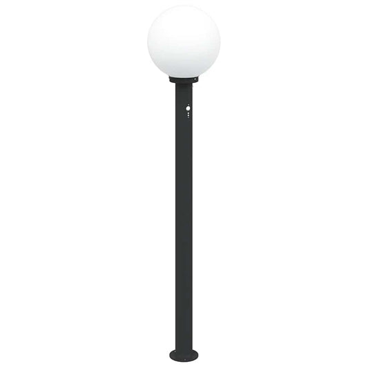 Baliza Luminosa Con Sensor De 120 Cm, Color Negro, Ip44