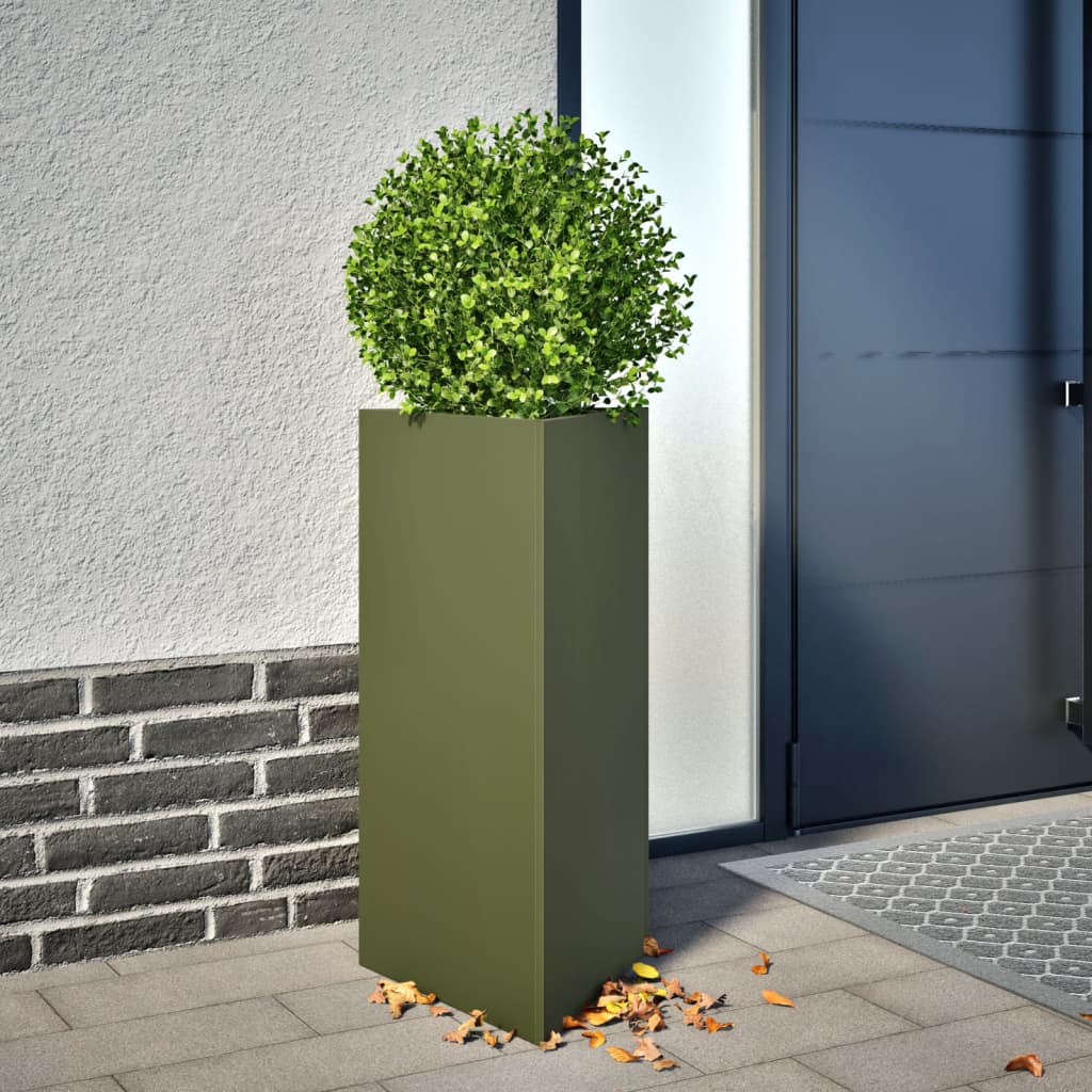 Jardineras Triangulares 2 Uds Acero Negro