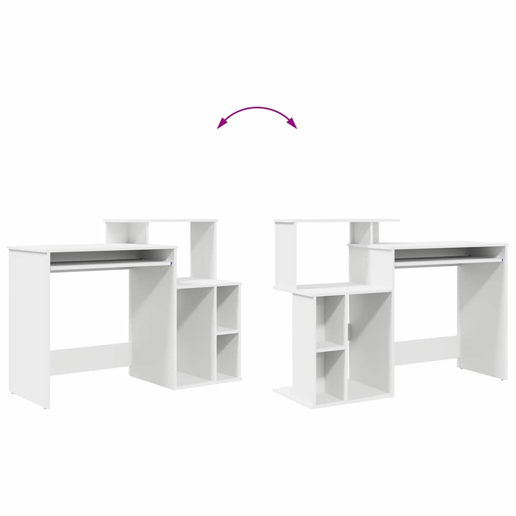 Escritorio Con Cajón 120,5 X 44 X 88,5 Cm Madera De Ingeniería