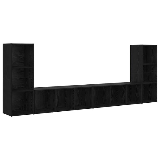 Conjunto De Mueble De Tv 4 Pcs 37 X 35 X 107 Cm