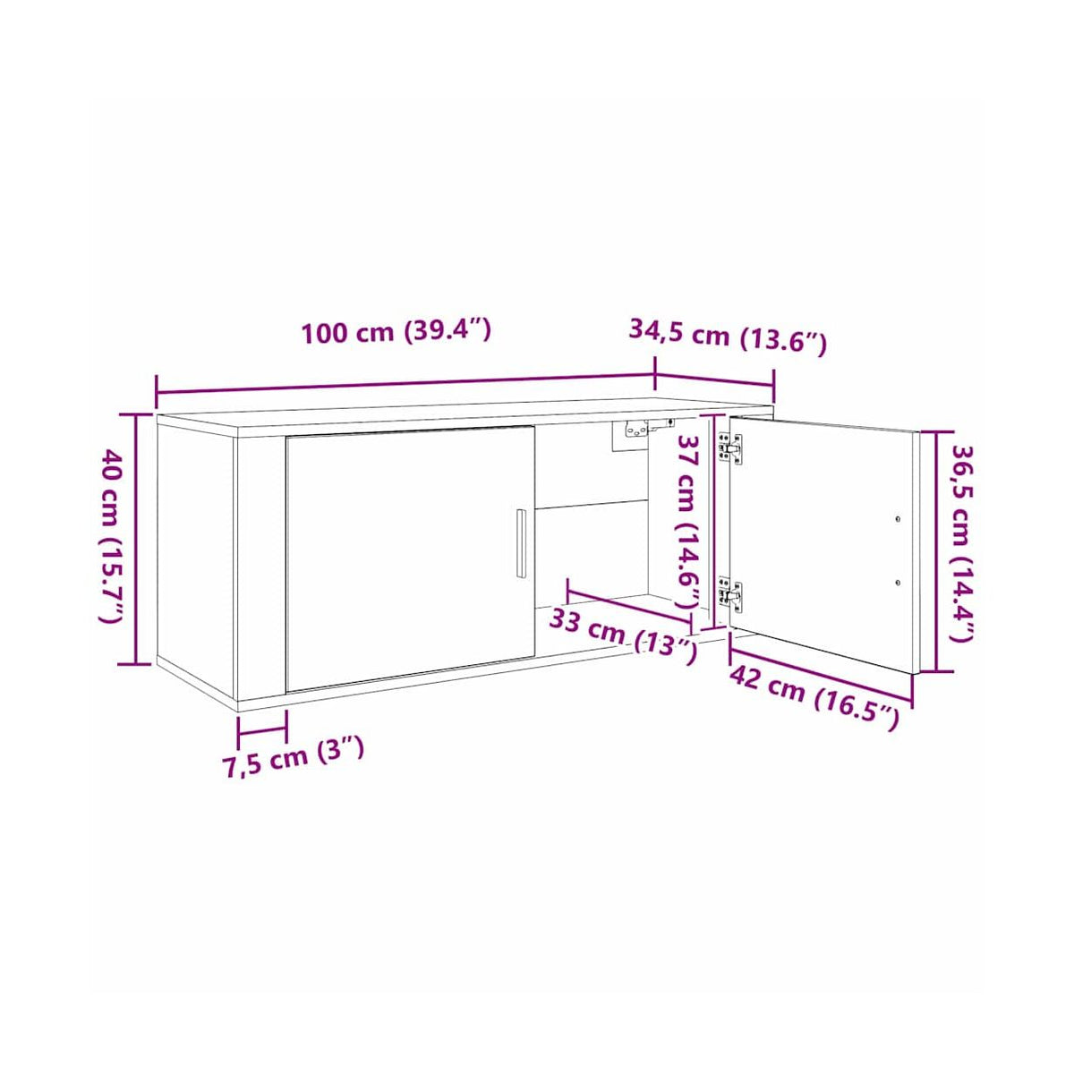 Mueble Para Tv Montado En La Pared