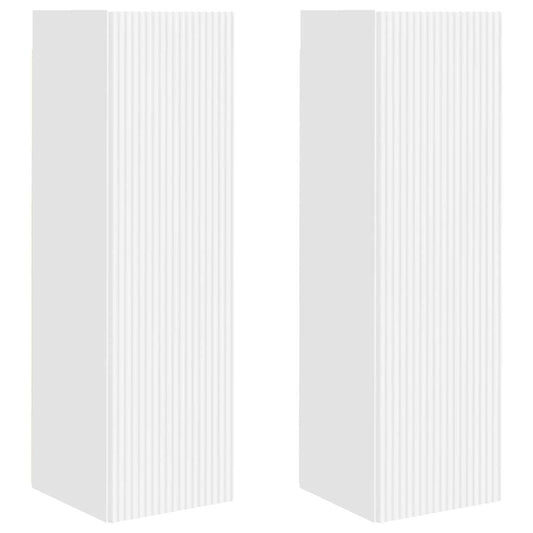 Mueble De Tv Montado En La Pared 2 Pcs 30 X 31 X 100 Cm
