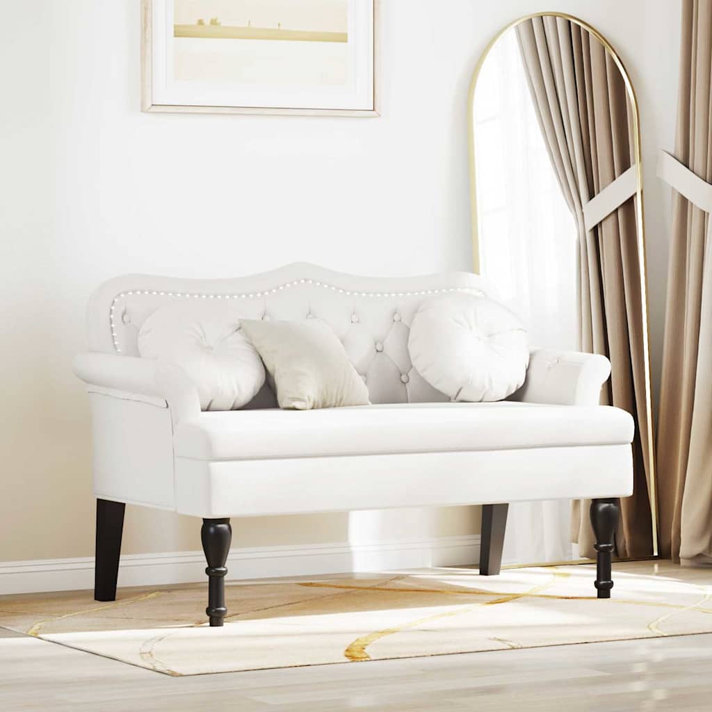Banco Chesterfield 120.5 X 65 X 75 Cm Cuero Sintético